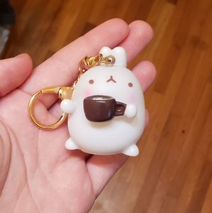 Molang Bunny Keychain